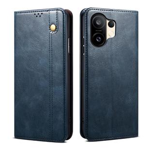 For vivo S30 Pro mini Oil Wax Crazy Horse Texture Leather Phone Case(Blue)