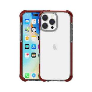 For iPhone 16 Pro Four-corner Shockproof TPU + Acrylic Phone Case(Brown)