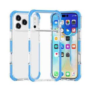 For iPhone 17 Pro Max Four-corner Shockproof TPU Hybrid Acrylic Phone Case(Blue)