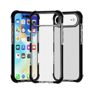For iPhone 17 Air Four-corner Shockproof TPU Hybrid Acrylic Phone Case(Black)