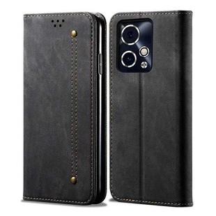 For Honor 90 GT Denim Texture Flip Leather Phone Case(Black)