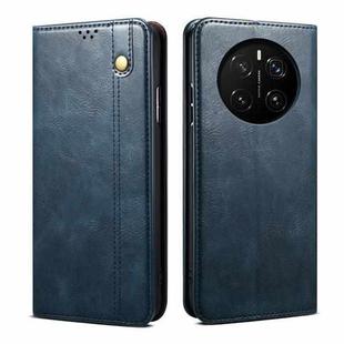 For Honor Magic7 Pro Oil Wax Crazy Horse Texture Leather Phone Case(Blue)