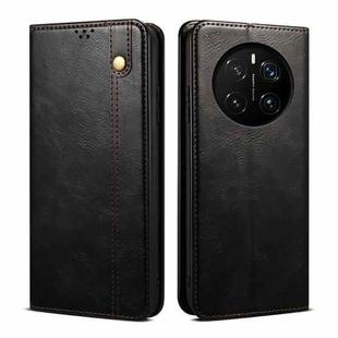 For Honor Magic7 Oil Wax Crazy Horse Texture Leather Phone Case(Black)