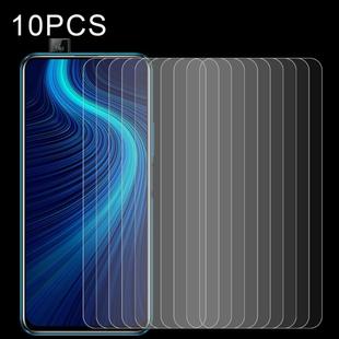 For Huawei Honor X10 10 PCS Half-screen Transparent Tempered Glass Film