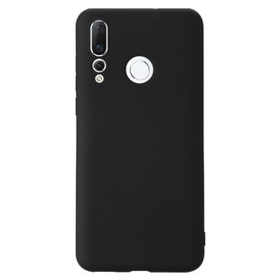 For Huawei nova 4 Shockproof Frosted TPU Protective Case(Black)