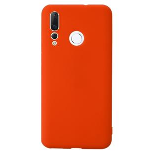 For Huawei nova 4 Shockproof Frosted TPU Protective Case(Orange)