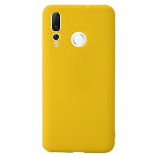 For Huawei nova 4 Shockproof Frosted TPU Protective Case(Yellow)