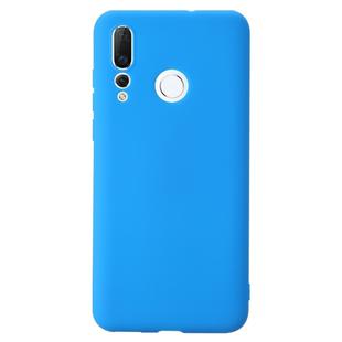 For Huawei nova 4 Shockproof Frosted TPU Protective Case(Light Blue)