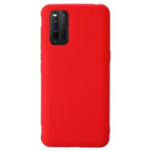 For Vivo IQOO 3 Shockproof Frosted TPU Protective Case(Red)