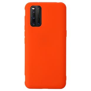 For Vivo IQOO 3 Shockproof Frosted TPU Protective Case(Orange)