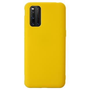 For Vivo IQOO 3 Shockproof Frosted TPU Protective Case(Yellow)