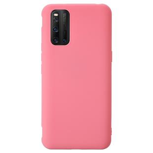 For Vivo IQOO 3 Shockproof Frosted TPU Protective Case(Pink)