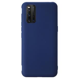 For Vivo IQOO 3 Shockproof Frosted TPU Protective Case(Dark Blue)