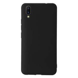 For Vivo X21 Shockproof Frosted TPU Protective Case(Black)