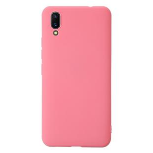 For Vivo X21 Shockproof Frosted TPU Protective Case(Pink)