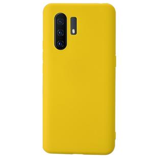For Vivo X30 Shockproof Frosted TPU Protective Case(Yellow)