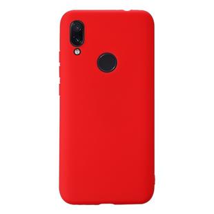 For Xiaomi Redmi 7 Shockproof Frosted TPU Protective Case(Red)