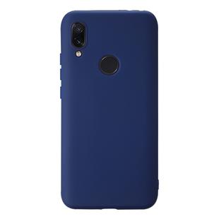 For Xiaomi Redmi 7 Shockproof Frosted TPU Protective Case(Dark Blue)