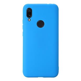 For Xiaomi Redmi 7 Shockproof Frosted TPU Protective Case(Light Blue)