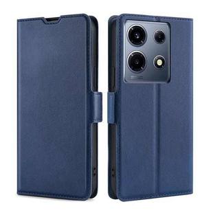 For Infinix Note 30 VIP 5G Ultra-thin Voltage Side Buckle Horizontal Flip Leather Phone Case(Blue)