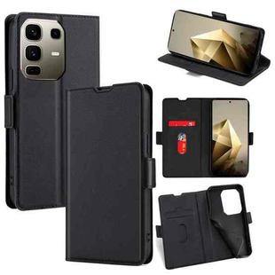 For Infinix Note 50 Pro+ 5G Ultra-thin Voltage Side Buckle Horizontal Flip Leather Phone Case(Black)