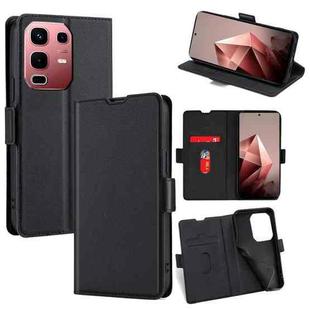 For Infinix Note 50s 5G Ultra-thin Voltage Side Buckle Horizontal Flip Leather Phone Case(Black)