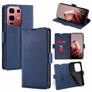 For Infinix Note 50s 5G Ultra-thin Voltage Side Buckle Horizontal Flip Leather Phone Case(Blue)