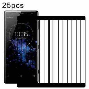 For Sony Xperia XZ2 25pcs 3D Curved Edge Full Screen Tempered Glass Film