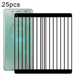 For Sony Xperia XZ2 Compact 25pcs 3D Curved Edge Full Screen Tempered Glass Film