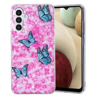 For Samsung Galaxy A04s IMD Shell Pattern TPU Phone Case(Colorful Butterfly)