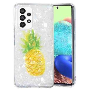 For Samsung Galaxy A32 4G IMD Shell Pattern TPU Phone Case(Pineapple)