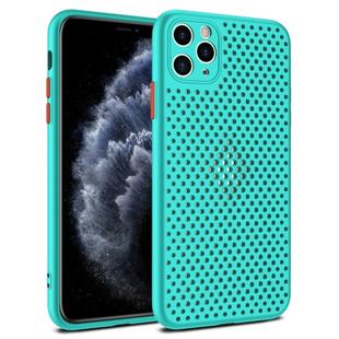 For iPhone 11 Pro All-inclusive Shockproof Breathable TPU Protective Case(Sky Blue)