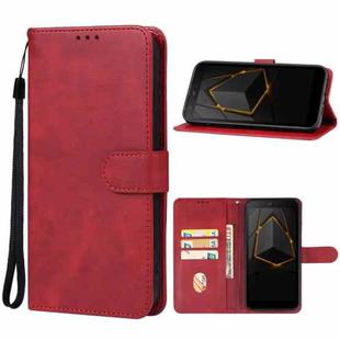 For DOOGEE S41T Leather Phone Case(Red)