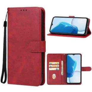 For DOOGEE N55 Leather Phone Case(Red)