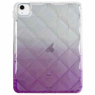 For iPad 10th Gen 10.9 2022 Gradient Diamond Plaid TPU Tablet Case(Gradient Purple)