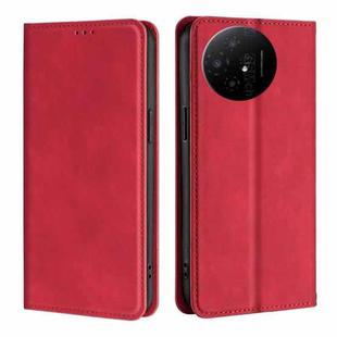 For TCL 50 XL Skin Feel Magnetic Leather Phone Case(Red)