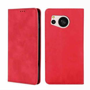 For Sharp Aquos Sense 8 Skin Feel Magnetic Leather Phone Case(Red)