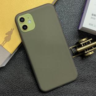 For iPhone 11 Shockproof Frosted TPU Protective Case(Green)