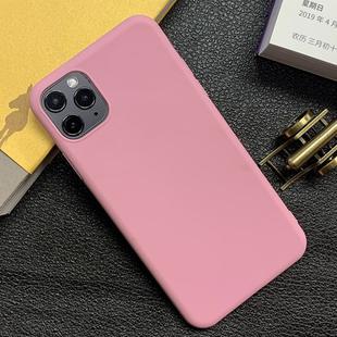 For iPhone 11 Pro Max Shockproof Frosted TPU Protective Case(Pink)