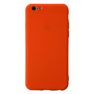 For iPhone 6 Shockproof Frosted TPU Protective Case(Orange)