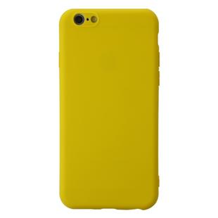 For iPhone 6 Shockproof Frosted TPU Protective Case(Yellow)