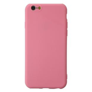 For iPhone 6 Shockproof Frosted TPU Protective Case(Pink)