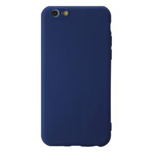 For iPhone 6 Shockproof Frosted TPU Protective Case(Dark Blue)
