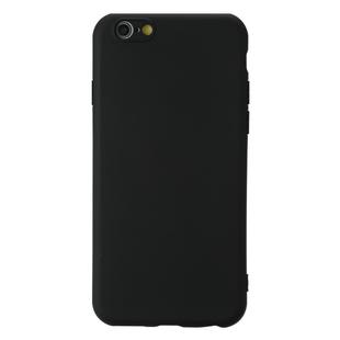For iPhone 6 Plus Shockproof Frosted TPU Protective Case(Black)