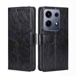 For Infinix Note 30 Vip 5G Geometric Stitching Leather Phone Case(Black)