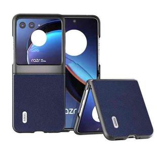 For Motorola Razr 40 Ultra ABEEL Black Edge Genuine Mino Phone Case(Royal Blue)