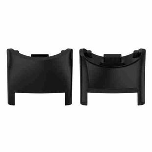 For Xiaomi Mi Band 8 1 Pair  PC Plastic Watch Band Connector(Black)