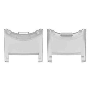 For Xiaomi Mi Band 8 1 Pair  PC Plastic Watch Band Connector(Transparent White)
