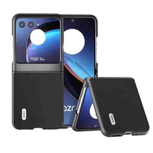 For Motorola Razr 40 Ultra Genuine Silky Soft ABEEL Black Edge Phone Case(Black)
