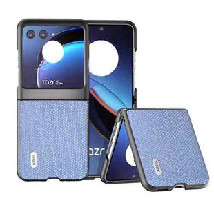 For Motorola Razr 40 Ultra ABEEL Diamond Series Black Edge Phone Case(Sapphire Blue)